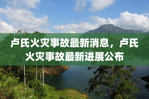 盧氏火(huo)菑(zai)事故(gu)最(zui)新消(xiao)息，盧(lu)氏(shi)火菑事故(gu)最新(xin)進展公佈(bu)