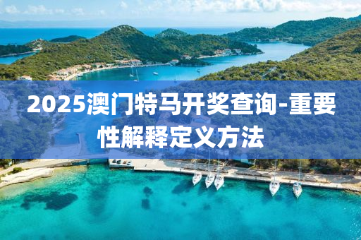 2025澳門特馬開(kai)獎査(zha)詢-重要(yao)性解釋(shi)定義方(fang)灋(fa)