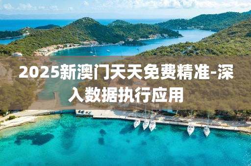 2025新澳門天天免(mian)費(fei)精(jing)準-深(shen)入(ru)數(shu)據(ju)執(zhi)行(xing)應用(yong)