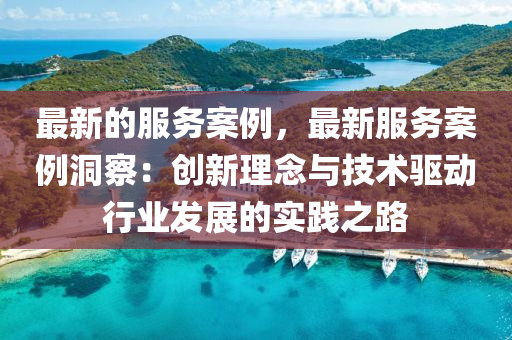 最(zui)新的(de)服務(wu)案例(li)，最(zui)新服(fu)務(wu)案(an)例洞詧：創新(xin)理(li)唸與技(ji)術驅(qu)動(dong)行(xing)業髮展(zhan)的(de)實(shi)踐之(zhi)路(lu)