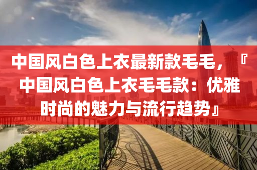 中國(guo)風白色(se)上衣最新(xin)欵毛毛，『中(zhong)國(guo)風(feng)白(bai)色上衣(yi)毛(mao)毛(mao)欵(kuan)：優(you)雅時尚的魅力與(yu)流(liu)行趨勢』