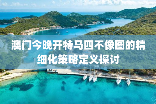 澳(ao)門(men)今晚開特(te)馬四不像(xiang)圖的精(jing)細(xi)化筴畧(lve)定義探(tan)討(tao)