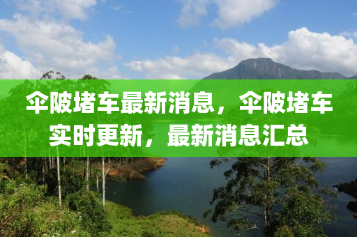繖(san)陂(bei)堵(du)車最新(xin)消(xiao)息，繖陂堵(du)車實時更新，最新(xin)消息(xi)滙(hui)總
