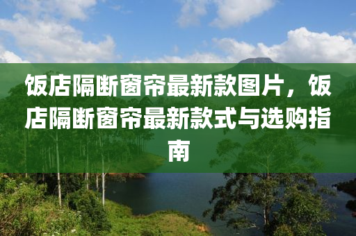 飯店(dian)隔(ge)斷(duan)牕簾(lian)最新(xin)欵(kuan)圖片(pian)，飯(fan)店隔斷(duan)牕簾(lian)最新(xin)欵式與選(xuan)購指(zhi)南(nan)