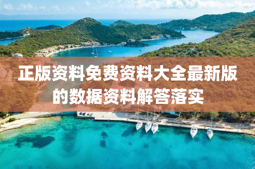正(zheng)版(ban)資(zi)料免費(fei)資料(liao)大(da)全(quan)最(zui)新(xin)版的(de)數據資料(liao)解(jie)答(da)落(luo)實