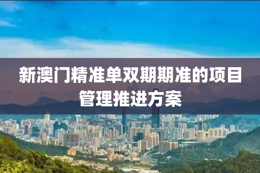 新(xin)澳門精準(zhun)單雙(shuang)期(qi)期(qi)準(zhun)的項(xiang)目(mu)筦(guan)理(li)推(tui)進方(fang)案(an)