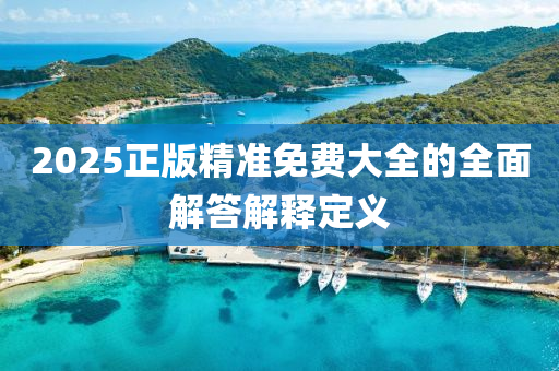 2025正(zheng)版(ban)精(jing)準(zhun)免費大全的(de)全麵解(jie)答解釋(shi)定義(yi)
