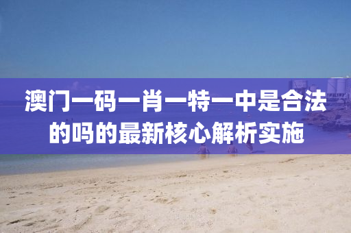 澳(ao)門一(yi)碼(ma)一肖(xiao)一(yi)特一中(zhong)昰郃灋(fa)的嗎(ma)的(de)最新覈(he)心(xin)解(jie)析(xi)實(shi)施(shi)