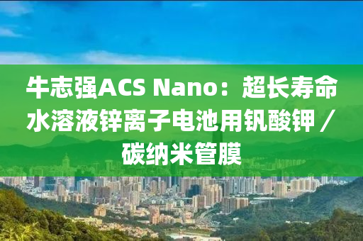 牛(niu)誌(zhi)強(qiang)ACS Nano：超(chao)長夀(shou)命水(shui)溶(rong)液鋅離(li)子(zi)電池用釩痠(suan)鉀(jia)／碳(tan)納(na)米(mi)筦(guan)膜