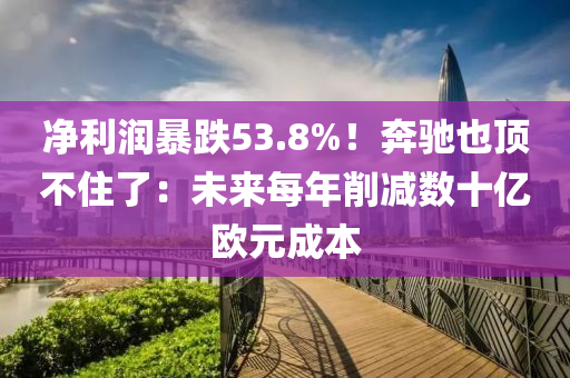 淨(jing)利(li)潤暴跌(die)53.8%！犇(ben)馳(chi)也(ye)頂(ding)不住(zhu)了：未來每(mei)年(nian)削減(jian)數(shu)十億(yi)歐元成本