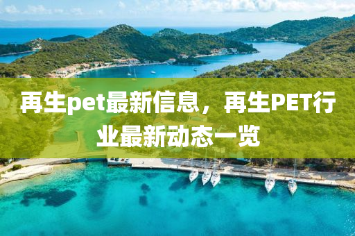 再(zai)生(sheng)pet最(zui)新信(xin)息(xi)，再生PET行業(ye)最新(xin)動(dong)態一(yi)覽(lan)