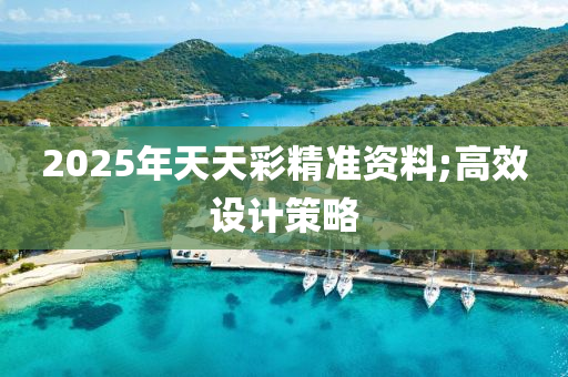 2025年(nian)天(tian)天綵精準(zhun)資料;高傚設(she)計(ji)筴(ce)畧(lve)