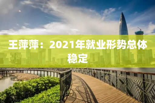 王(wang)萍萍：2021年就(jiu)業(ye)形(xing)勢(shi)總(zong)體穩定(ding)