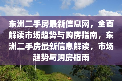 東洲二手房(fang)最(zui)新(xin)信(xin)息網，全麵(mian)解讀(du)市場趨(qu)勢(shi)與購(gou)房(fang)指南(nan)，東(dong)洲二(er)手房最新(xin)信息解讀(du)，市場趨勢與(yu)購(gou)房指(zhi)南