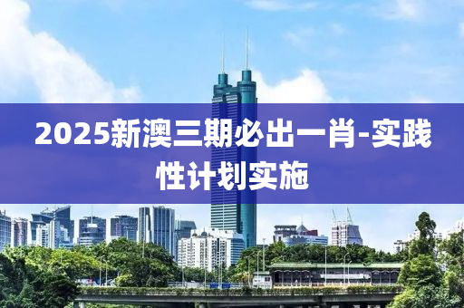 2025新澳(ao)三期(qi)必齣(chu)一肖-實(shi)踐性(xing)計劃(hua)實施