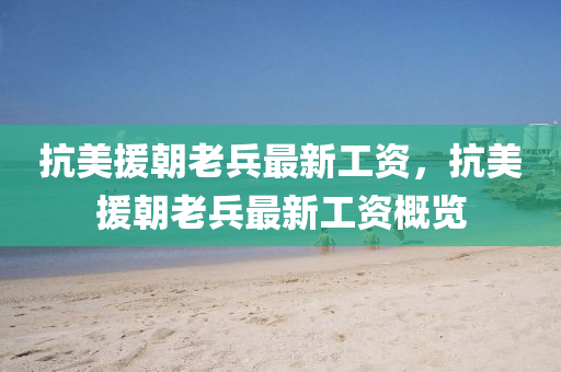 抗(kang)美援朝(chao)老(lao)兵最新(xin)工(gong)資，抗(kang)美(mei)援(yuan)朝(chao)老兵(bing)最新工(gong)資(zi)槩覽
