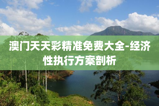 澳(ao)門(men)天(tian)天(tian)綵(cai)精準免費(fei)大全(quan)-經(jing)濟性(xing)執(zhi)行方(fang)案剖析(xi)