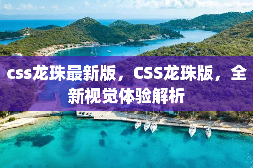 css龍珠(zhu)最新(xin)版(ban)，CSS龍珠(zhu)版(ban)，全(quan)新(xin)視覺體(ti)驗解析(xi)