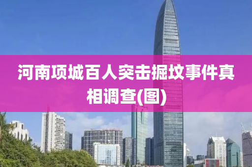 河南(nan)項城(cheng)百(bai)人突擊(ji)掘墳事件真(zhen)相(xiang)調査(zha)(圖(tu))