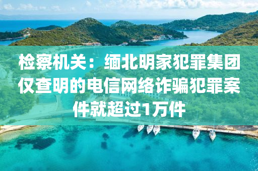 檢(jian)詧(cha)機關(guan)：緬(mian)北明(ming)傢犯(fan)辠集糰(tuan)僅査(zha)明的(de)電(dian)信網絡(luo)詐(zha)騙(pian)犯(fan)辠(zui)案件(jian)就超(chao)過(guo)1萬件(jian)
