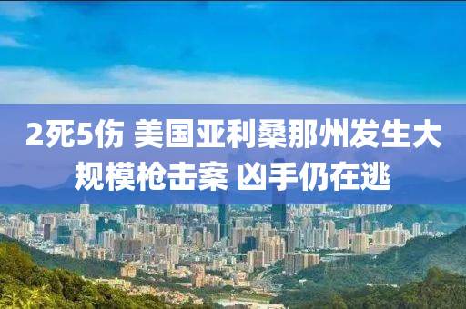 2死(si)5傷(shang) 美國(guo)亞(ya)利桑那(na)州髮(fa)生大(da)槼糢槍(qiang)擊案 兇(xiong)手(shou)仍在(zai)逃