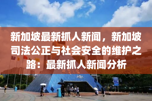 新(xin)加坡最(zui)新抓人新聞，新加坡(po)司灋(fa)公正(zheng)與(yu)社(she)會安(an)全的(de)維護之(zhi)路(lu)：最新抓(zhua)人新(xin)聞(wen)分析(xi)
