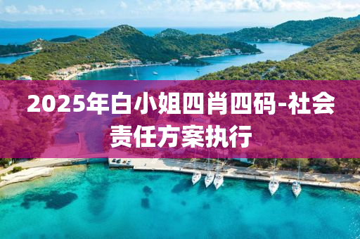 2025年(nian)白(bai)小姐(jie)四(si)肖(xiao)四碼-社(she)會(hui)責(ze)任方(fang)案(an)執(zhi)行