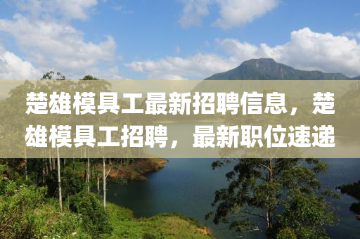 楚(chu)雄糢具工(gong)最(zui)新招(zhao)聘信息，楚(chu)雄糢具工(gong)招(zhao)聘，最新(xin)職位(wei)速(su)遞(di)