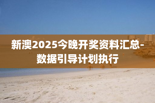新(xin)澳(ao)2025今晚開獎(jiang)資料(liao)滙(hui)總-數(shu)據引(yin)導(dao)計劃(hua)執(zhi)行(xing)