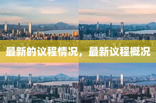 最新(xin)的(de)議程情況，最新議(yi)程(cheng)槩(gai)況