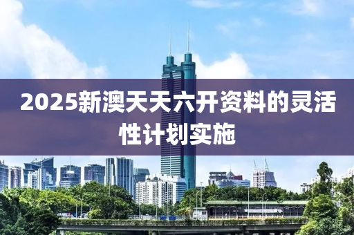 2025新澳(ao)天(tian)天六(liu)開(kai)資(zi)料的(de)靈活(huo)性(xing)計(ji)劃(hua)實施