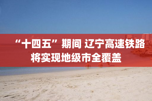 “十(shi)四(si)五”期間(jian) 遼(liao)寧高(gao)速鐵(tie)路將(jiang)實(shi)現地(di)級市(shi)全覆(fu)蓋(gai)
