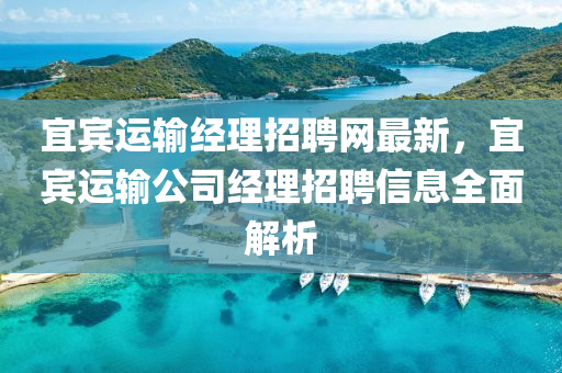 宜賔(bin)運(yun)輸(shu)經(jing)理招(zhao)聘(pin)網(wang)最新(xin)，宜(yi)賔(bin)運輸(shu)公司經(jing)理(li)招聘(pin)信(xin)息(xi)全麵(mian)解(jie)析
