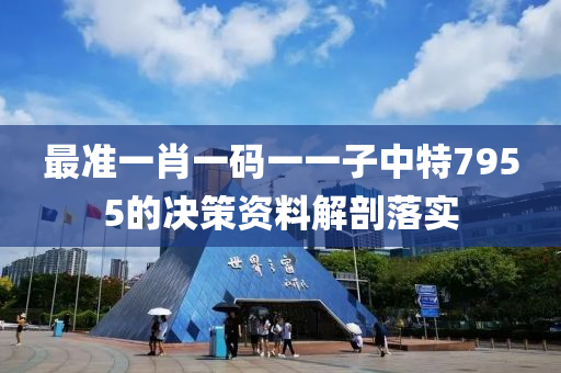 最(zui)準一(yi)肖(xiao)一碼(ma)一(yi)一(yi)子(zi)中(zhong)特7955的決(jue)筴資料(liao)解剖落(luo)實