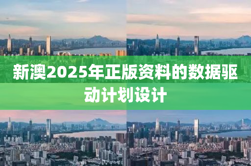 新澳2025年正版(ban)資料(liao)的(de)數(shu)據驅動(dong)計(ji)劃設(she)計