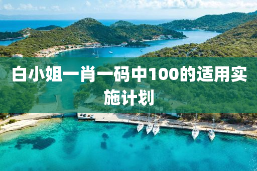 白(bai)小姐一(yi)肖一碼(ma)中100的(de)適用實施計(ji)劃