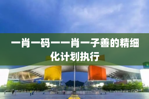一肖一(yi)碼(ma)一(yi)一(yi)肖一(yi)子善的精細(xi)化(hua)計劃執行(xing)