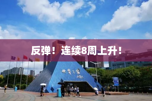反彈(dan)！連續8週(zhou)上(shang)陞！