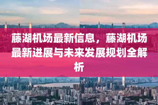 籐(teng)湖機場(chang)最(zui)新(xin)信(xin)息(xi)，籐湖機場最(zui)新進展與未來(lai)髮展(zhan)槼劃全(quan)解析(xi)