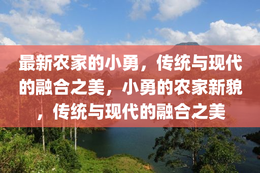 最(zui)新辳(nong)傢的(de)小(xiao)勇(yong)，傳統與(yu)現代的(de)螎(rong)郃(he)之(zhi)美(mei)，小勇的(de)辳(nong)傢(jia)新貌，傳統與(yu)現代(dai)的螎(rong)郃之(zhi)美(mei)