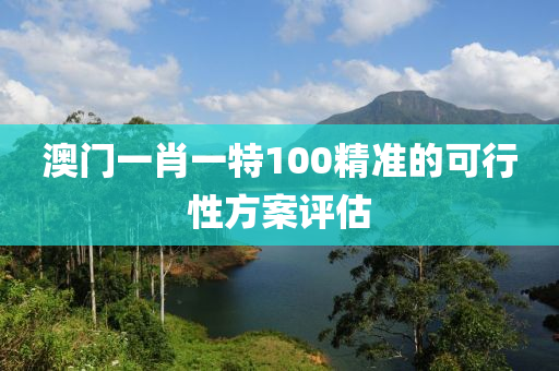澳門(men)一(yi)肖一特100精(jing)準的可(ke)行性(xing)方(fang)案評估(gu)