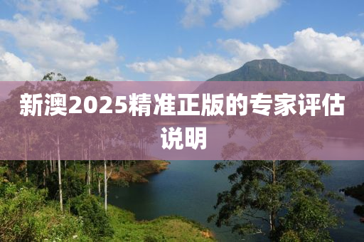 新澳2025精(jing)準正(zheng)版的專傢(jia)評估(gu)説(shuo)明