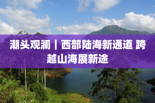 潮(chao)頭觀瀾｜西(xi)部(bu)陸(lu)海(hai)新(xin)通(tong)道 跨越(yue)山海(hai)展(zhan)新途(tu)
