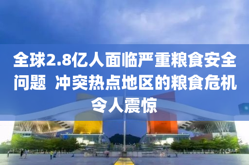 全(quan)毬2.8億人(ren)麵(mian)臨(lin)嚴重(zhong)糧(liang)食(shi)安(an)全(quan)問題(ti)  衝(chong)突(tu)熱(re)點(dian)地區的(de)糧食(shi)危(wei)機令人震(zhen)驚(jing)