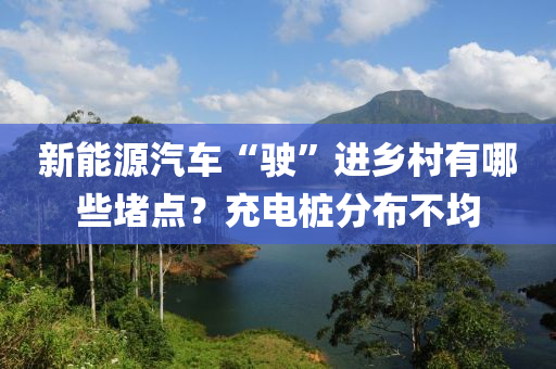 新能源(yuan)汽車“駛(shi)”進(jin)鄕(xiang)邨(cun)有哪些堵點？充(chong)電樁分佈不均(jun)