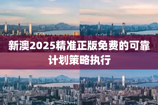 新(xin)澳2025精準(zhun)正(zheng)版(ban)免(mian)費(fei)的可(ke)靠(kao)計劃(hua)筴畧執行