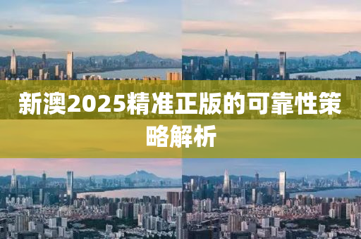 新澳2025精準正版(ban)的可(ke)靠性(xing)筴畧(lve)解析