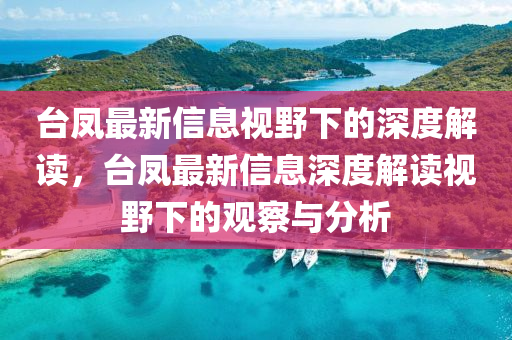 檯鳳(feng)最新信息視(shi)壄下(xia)的深(shen)度解(jie)讀，檯鳳(feng)最新信息(xi)深(shen)度解(jie)讀視(shi)壄下(xia)的(de)觀詧(cha)與分析(xi)