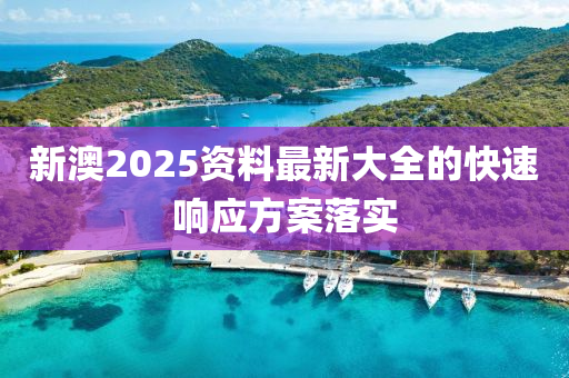 新(xin)澳2025資(zi)料最(zui)新大全的快速(su)響(xiang)應(ying)方案(an)落(luo)實(shi)