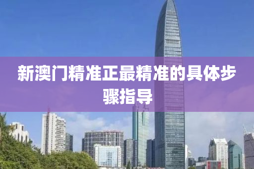 新(xin)澳(ao)門(men)精準正(zheng)最精(jing)準(zhun)的具(ju)體步驟指(zhi)導